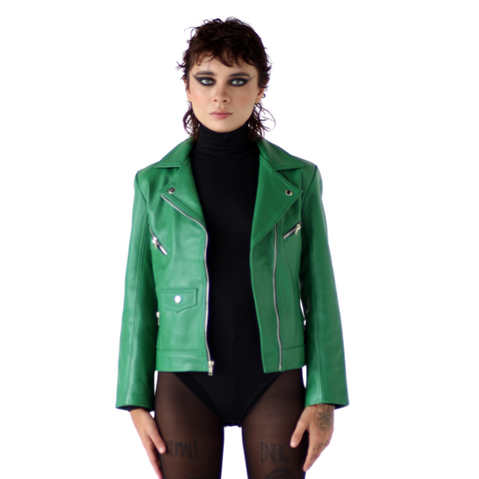 Fátima Biker Jacket Esmeralda