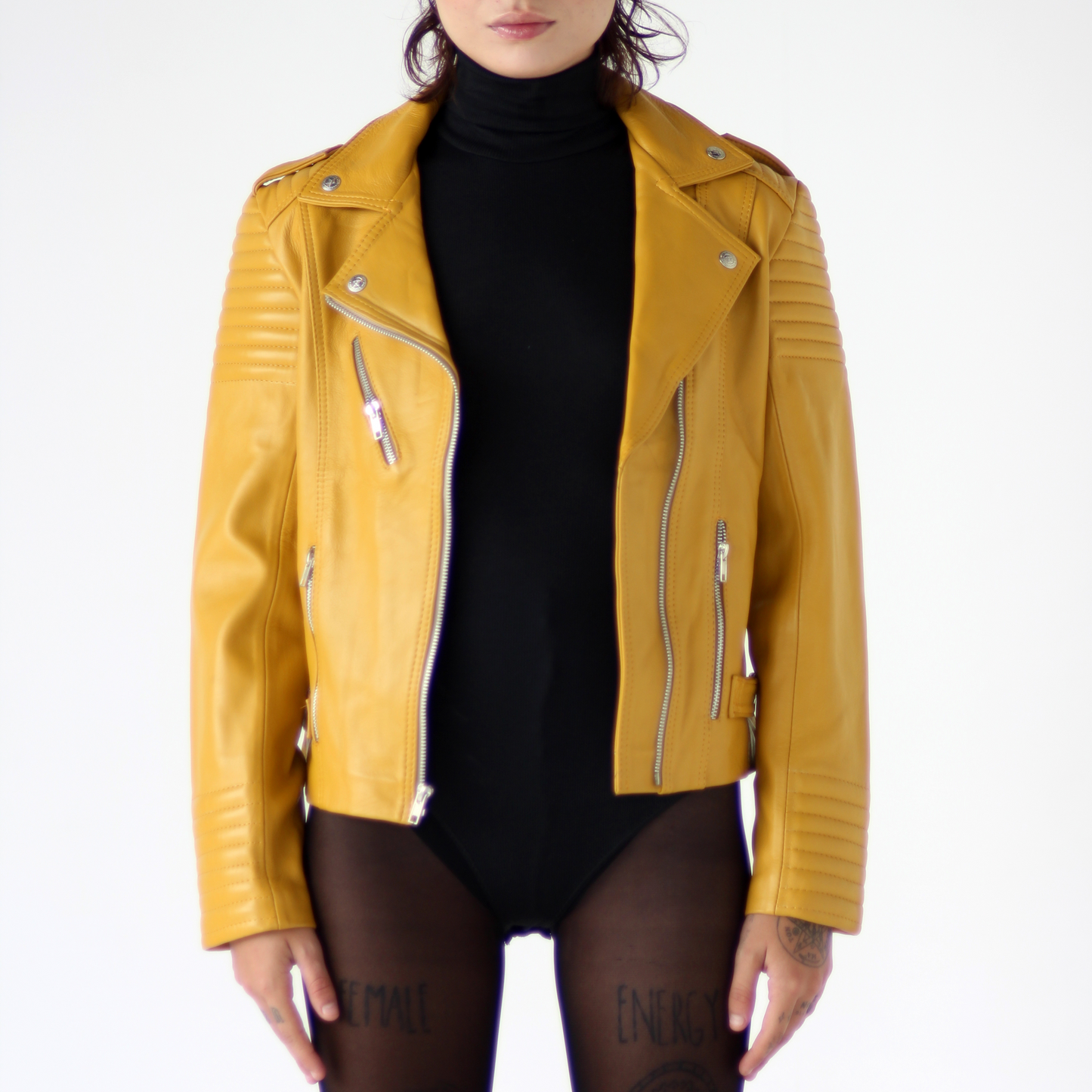 Biker Jacket Galilea Mostaza