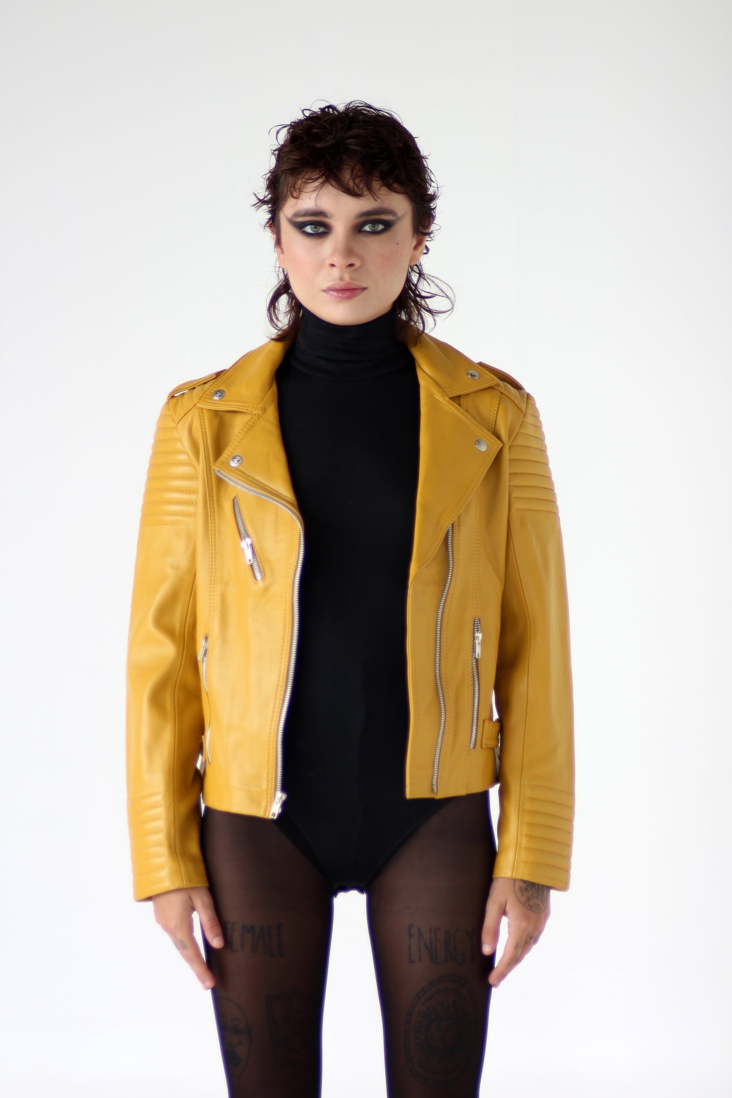 Biker Jacket Galilea Mostaza